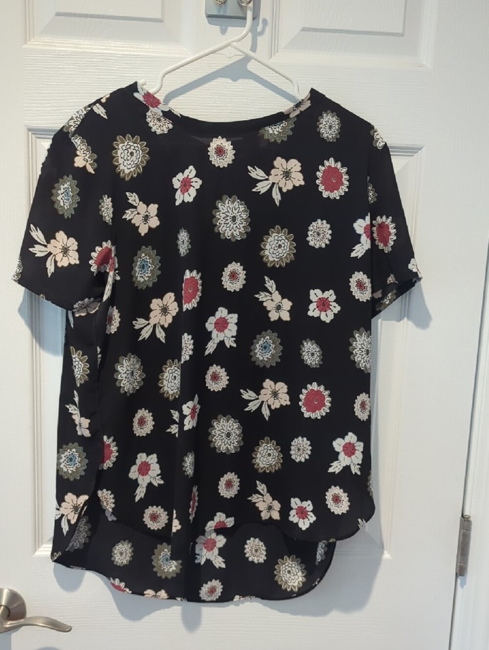 LOFT & Hillary Radley - Mixed Floral & Printed Tops - Navy, Pink, Yellow, Black - Picture 6 of 9
